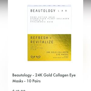 24K Gold Collagen Eye Masks